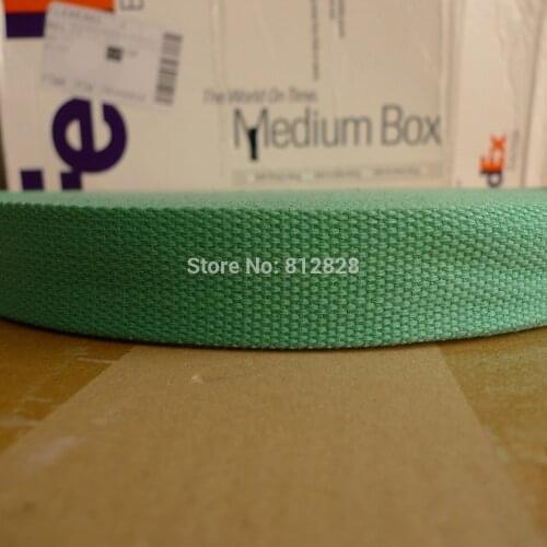 50 Yards 1.25'' 32mm #22 Kelly Green Color High Quality Bag Straps Polyester Webbing