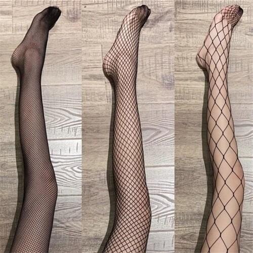 Fishnet Black Stockings Women 's Thin Online Influencer Pop Summer Anti-Hook Hot Girl Sexy Two - Pair Package