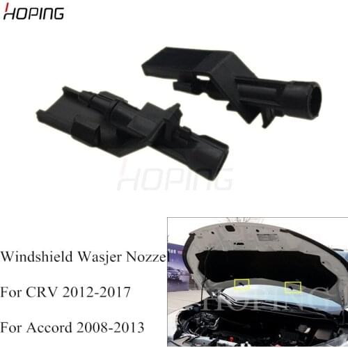 Hoping Windshield Windscreen Washer Nozzle Water Spray Jet For HONDA For CRV 2012 2013 2014 2015 2016 2017 ACCORD 2008-2013