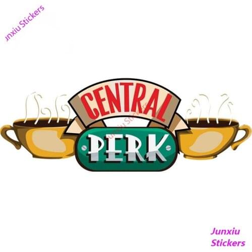 Central Perk Graffiti Car Stickers Scratch-Proof Decal Suitable for JDM RV Bumper Truck Yacht Car Styling Decoration KK13x5cm