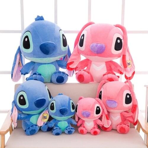 45-80cm Disney Toys Giant Lilo & Stitch Soft PlushToy Doll Kawaii Stuffed Baby Toys Anime Plush Doll Childre Birthdayn Gift