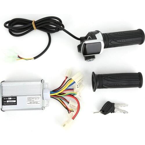 36V 1000W Electric Bike Scooter Motor Brushed Controller Throttle Twist Grip Set Electric Scooter Bicycle Bike Parts Accessories