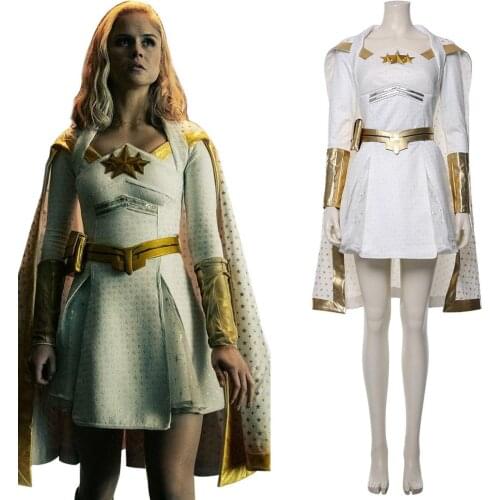 Movie The Boys Annie January Cosplay Costume Outfit Cape Suit Halloween Cloak Adult Women Custom Made