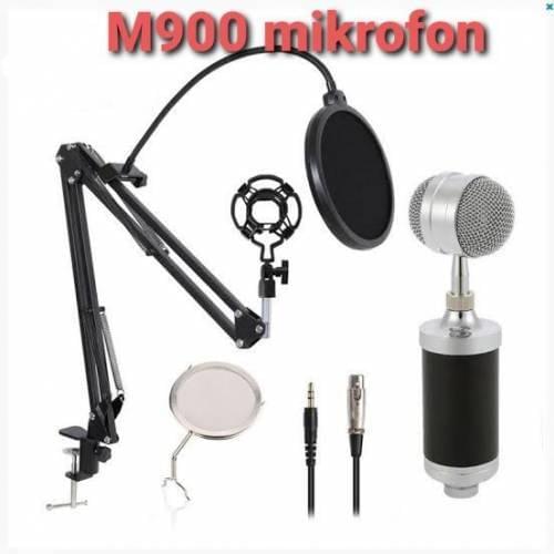 Music DJ M-900 Microphone-Stand-Front Panel