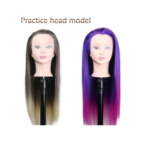 New Wig head model disc hair cutting hair styling practice braided hair wig mannequin head haircut practice special head model