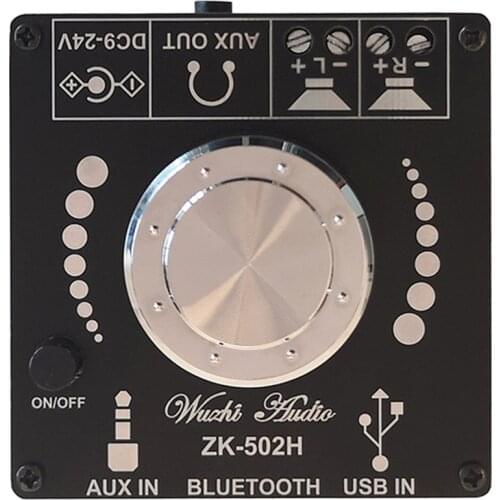 HIFI Stereo Bluetooth5.0 Digital Power Amplifier Board Module TPA3116 50Wx2 Module With Overvoltage