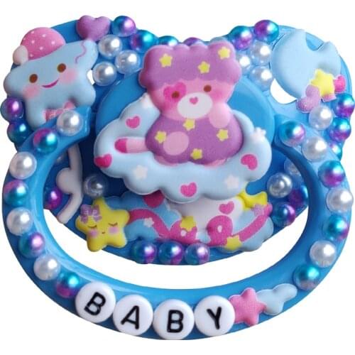 ABDLOVER adult baby male and female pacifiers custom silicone pacifier DDLG cute handmade adult large pacifier dummy Dom