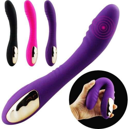 USB Rechargeable Magic Wand Dildo Vibrator Massager G spot Clitoris Stimulator Adult Sex Toy for Woman Female Masturbator ST721