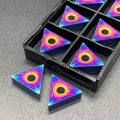 High Quality Carbide TNMG160404 TNMG160408MA LY7010 Nano Blue Turning Tool Blue Flame Series CNC Milling Blades