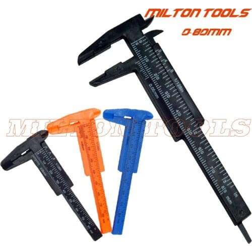 0-80mm Plastic caliper Plastic Vernier Caliper measuring tools for school,50pcs/lot