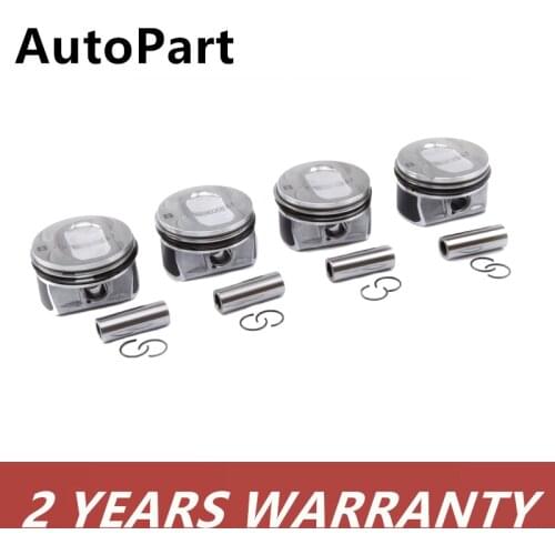 1.4TSI Turbocharger Piston&Piston Rings For Audi A1 VW Golf Jetta MK5 MK6 Tiguan B7 Skoda Seat Pin19mm 03C198151F 03C 107 065BF