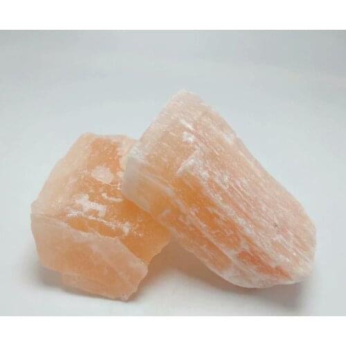 1pc 80-100g Natural Orange calcite crystal Raw natural Reiki healing chakra Chunk rough