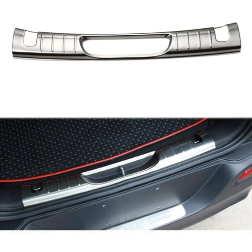 1pc RearTail Trunk Door Full Sill Guards Plates Scuff Rear Bumper guard plate Protector For 2014-2016 Jeep Cherokee Car Styling