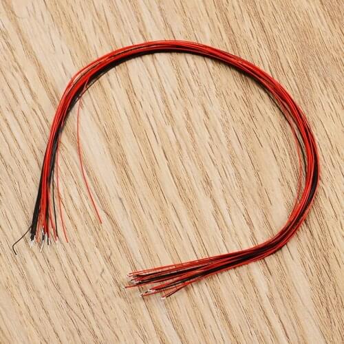 10Pcs 0402 SMD Led 0402 Pre-soldered Micro Litz Wired Leads Blue SMD Led 1x0.50mm 2.8V-3.4V For 3V Model Car Use DIY