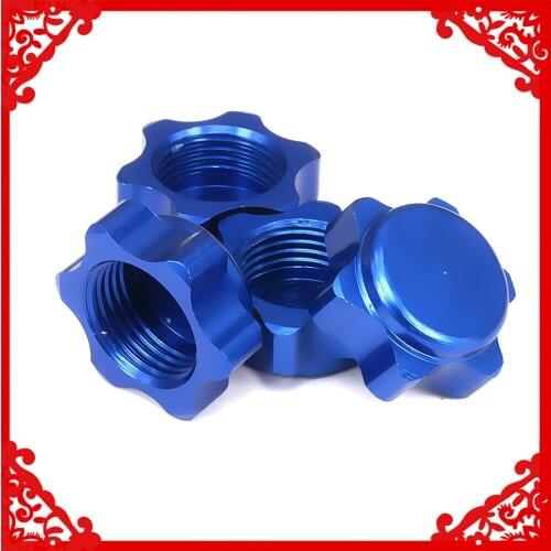 17mm Wheel Hub Hex Nut Fine Anti-dust Cover for 1/8 RC Car buggy truck upgraded hop-up Parts HSP Axial HPI Traxxas Himoto