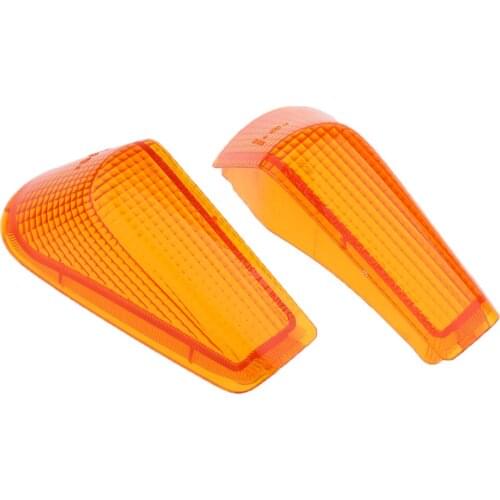 2pcs Plastic Turning Signal Blinker Lens Amber For Kawasaki ZZR250