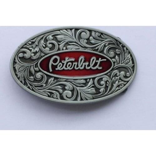 3D Flower Peterbilt Truck Belt Buckle