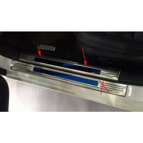 Inner Door sill Bumper Protector Cover Trim For 2019-2020 Nissan Altima 4DR Sedan 4PCS