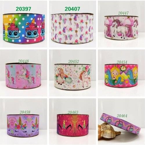 Free shipping 50 yard cartoon printed grosgrain ribbon 20464