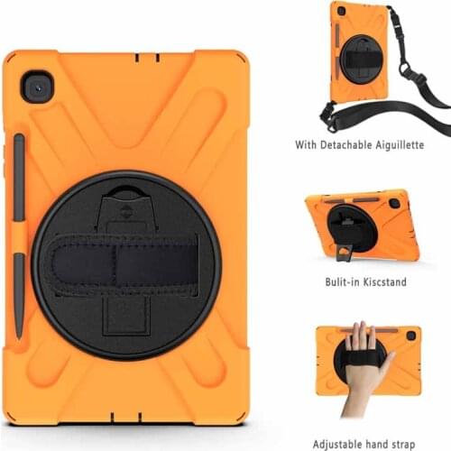 Case For Samsung Galaxy Tab S6 Lite 10.4 SM-P610 SM-P615 P617 P610 Heavy Duty Rugged Protection Cover with Neck Strap