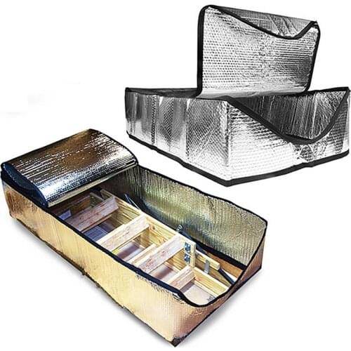 Double-Sided Loft Cover Attic Dustproof Heat Shield Energy-saving Aluminum Foil Loft Cover Stair Heat Shield For Home 4 Seasons