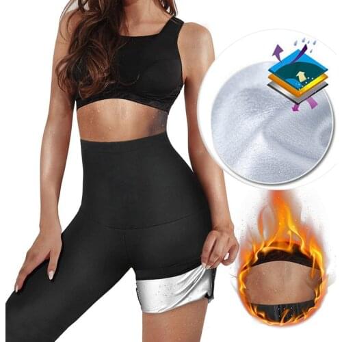 INFILAR Sauna Long Pants Absorb Sweat Women Leggings Body Shaper Yoga Pants For Female Tommy Control Sport Fitness Pants Mujer