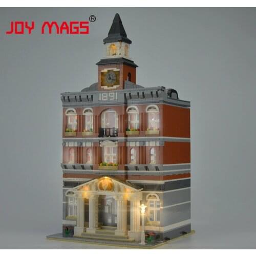 JOY MAGS Led Light Kit For 10224 Creators The Town Hall Compatible With 15003/30014 ,NO Building Blocks Model