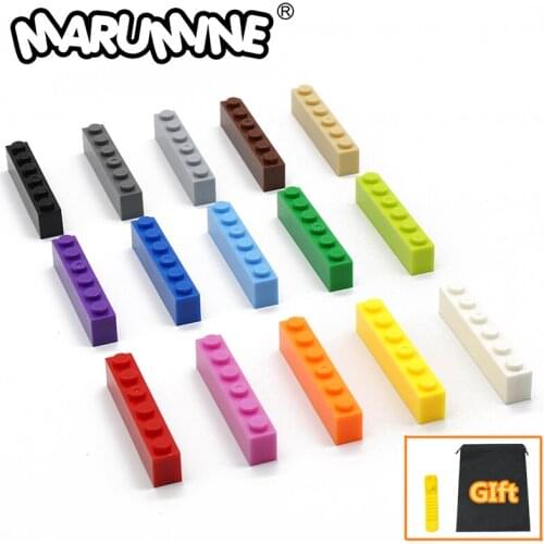 MARUMINE 1x6 Dots Buidling Blocks Educational Toys Classic Bricks Parts 80PCS Compatible Compatible All Major Brand