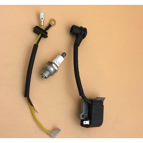 HUNDURE Ignition Coil Module Spark Plug Kit For HUSQVARNA 240 235 136 137 141 23 26 36 41 Chainsaw Parts