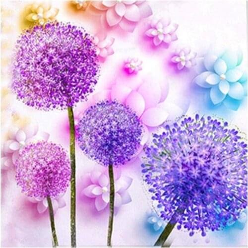 Full Drill Flower DIY Diamond Painting Embroidery Cross Stitch Kit