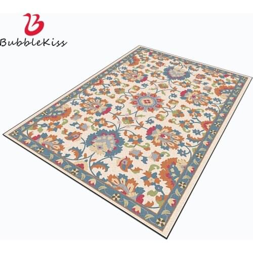 Bubble Kiss Non-Slip Carpets For Living Room Geometic Flower Pattern Soft Area Rug Nordic Style Home Decor Customized Carpet