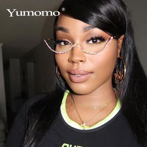 Rhinestone Glass Frames Eye Glasses Frames For Women Diamond Eye Glasses Frames For Men Eyewear Sunglasses Decoration