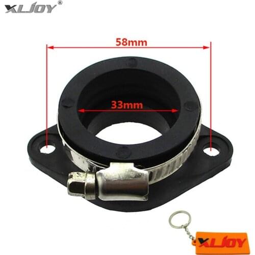 XLJOY Carb Intake Adapter Boot Rubber Pipe Flange For Daytona Anima 150 190 FLX FSM FDX Engine