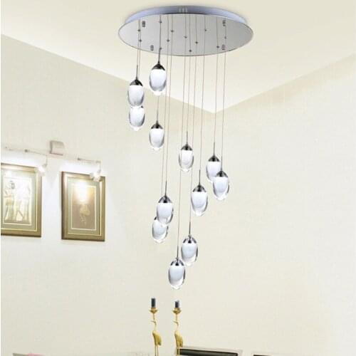 Modern LED Pendant Lights Fashion Pendant Lamps Indoor Home Decoration Lighting Stairs light Warm White/Cool White Pendant Light
