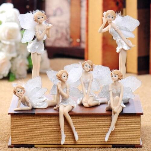 Home decoration Home Furnishing Angel Resin Decorative Garden Decor Arts And Crafts Vintage Home Decor Fairy Garden Miniatures
