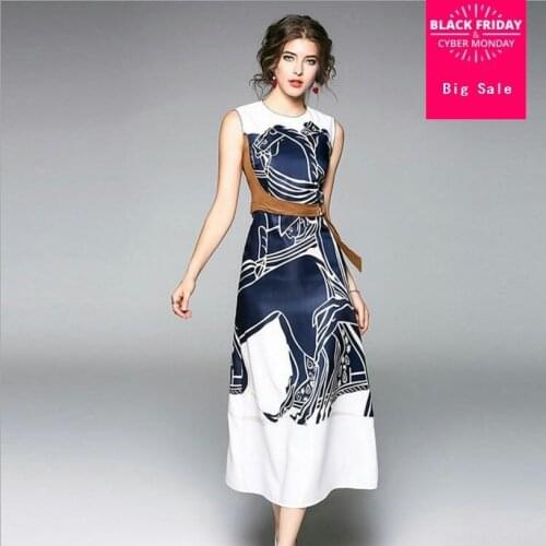 Летние платья с принтом Vinieer China At AliExpress