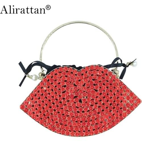Vintage Small Metal Wind Diamond Handbag Bags For Women 2021 New Luxury Fashion Brand Ladies Handbag Dinner Bag