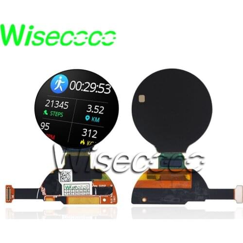 Wisecoco X120BLN02 1.2 inch oled round micro amoled display 390x390 circle panel module for smart watch screen 24 pin mipi