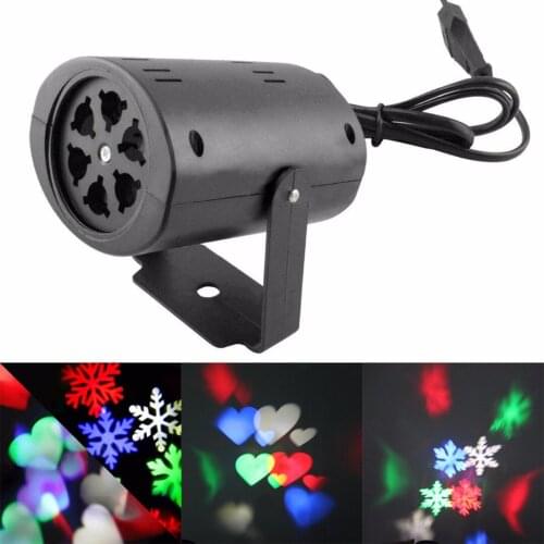 1set Snowflake LED Laser Light Projector Landscape Xmas Garden Outdoor Moving Lamp 2019 new