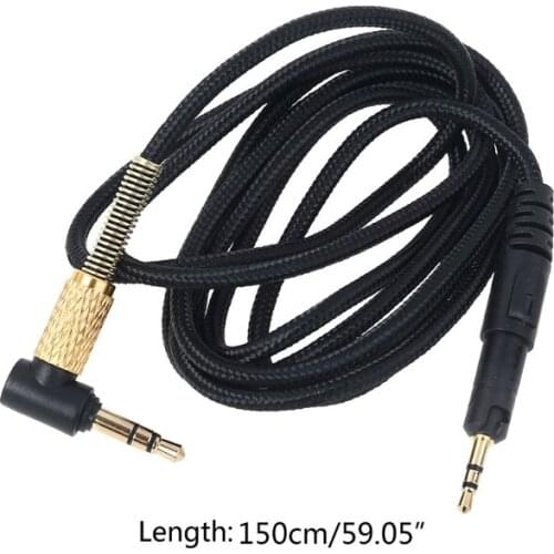 2021 New Cable for ATH-M50x M40x M70x Headphones Replacement Cable With Remote Mic volume control for iphone -Samsung -Android