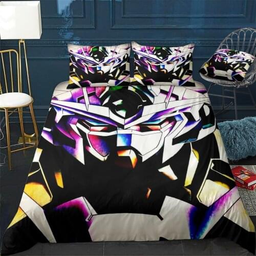 Gundam Exia Art Duvet Cover Comfortable Quilt Home Decora Design Universal Bedding Set Bedclothes+Pillowcase 3pcs