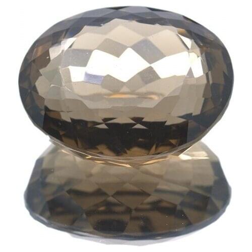55,27ct. Smoked Quartz Ovale