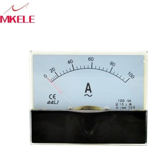 AC 44L1 Analog Ammeter Panel Current Ampere Meter Pointer Diagnostic-tool Tester Ampermeter Doesn't Need Shunt Brand New China