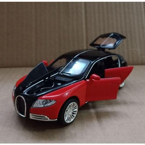 Free Shipping/Diecast Toy Model/1:32 Scale/Bugatti Ettore Super Racing/Pull Back Car/Sound & Light/Educational Collection/Kid