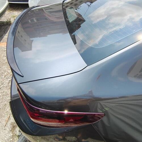 CEYUSOT For Universal Spoiler Wing NEW Mazda 3 Mazda3 PU Material Plastic CAR Trunk Tail Accessories Black Body Kit M3 2019 2020