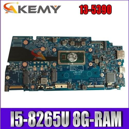CN-0H3JXX 0H3JXX H3JXX For DELL V5390 Inspiron 13 5390 Laptop Motherboard 18769-1 WASP13-MB With i5-8265U CPU 8G-RAM 100% Test