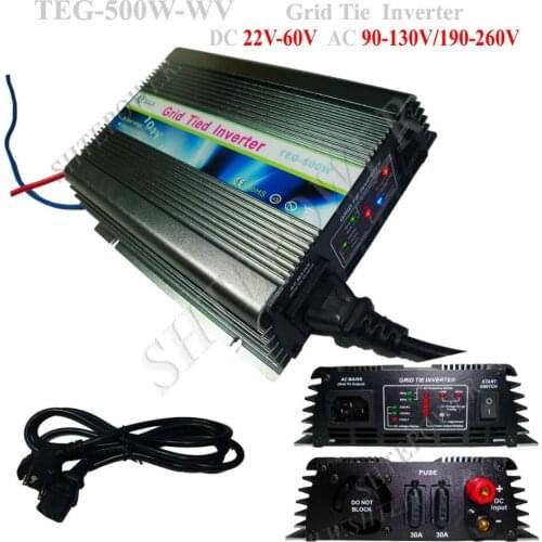 DC 22-60V to AC 110V 120V 220V 230V 240V 500W Solar Panels Micro Power Inverters