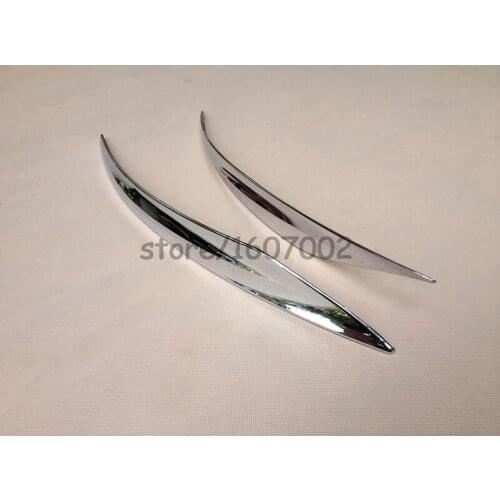 For Mazda 3 Axela 2014 2015 2016 Sedan ABS Chrome Rear Bumper Lower Corner Trim Cover Guard Protector Strip Car Accessories