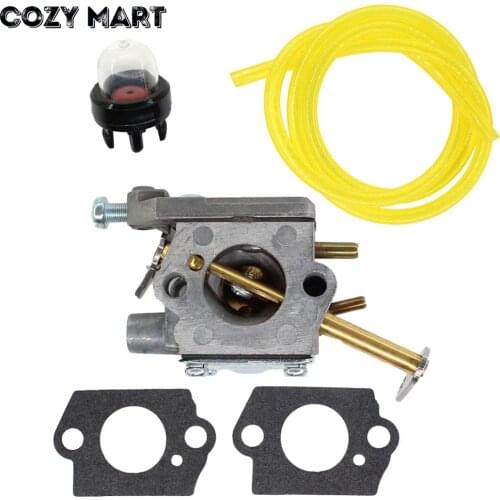 Carburetor For Homelite 33cc Chainsaw 300981002 UT-10532 UT-10926 & Ryobi RY74003D Carb Fuel Line Primer Bulb Gasket