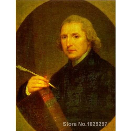 Animal paintings Angelica Kauffmans reproduction Portrait of Lorenzo Hervas y Panduro hand painted High quality